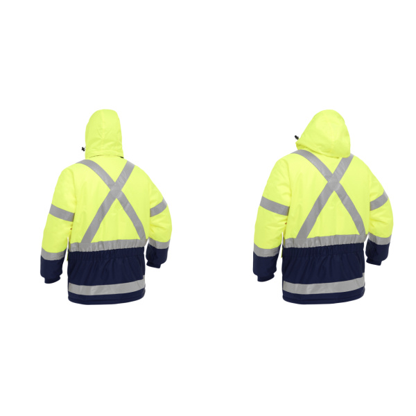 Bisley® ANSI Type R Class 3 and CSA Z96 Class 2 X-Back Extreme Cold Jacket with Navy Bottom, 1 EA  #343M6450X - Image 6